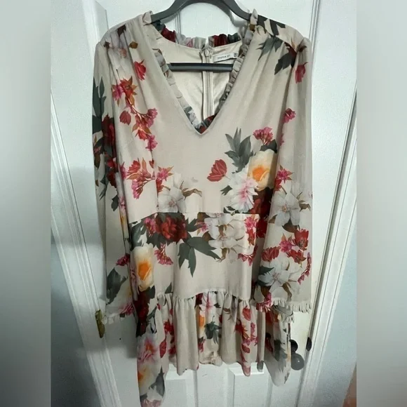 Cooper St Multicolor Floral Dress Ruffled - Picture 2 of 8